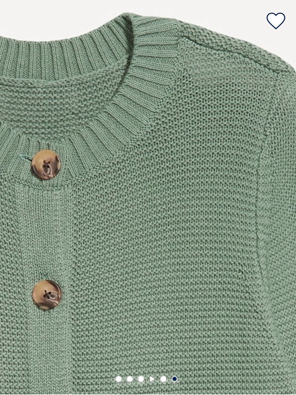 NWOT Old Navy Seaside Cotton Garter-Knit Cardigan Sweater - Picture 5 of 8